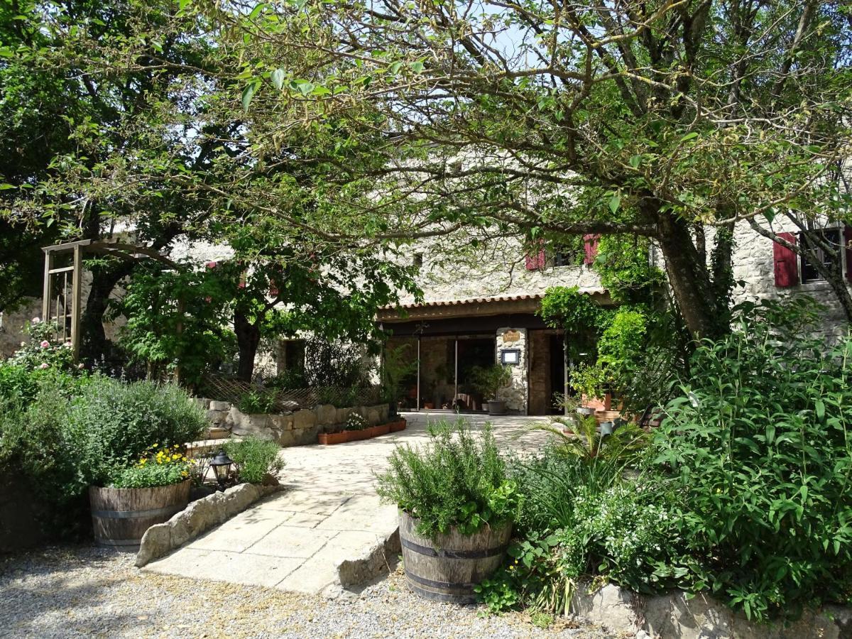 Hôtel Mas de l'Espaïre Les Vans Exterior foto